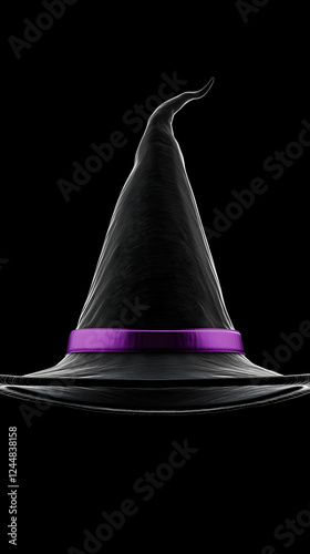 A Stylish Witch Hat with a ...