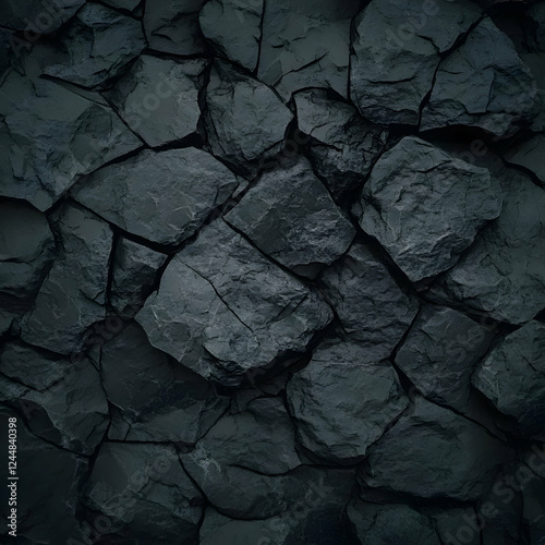 Dark Rock Wall Texture Crea...