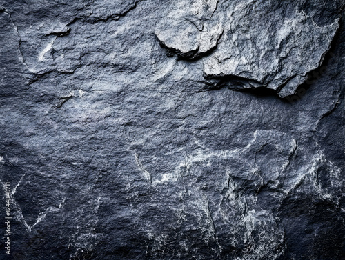 Dark Slate Rock Texture Bac...