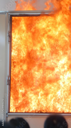 Intense Fire Engulfs a Comp...