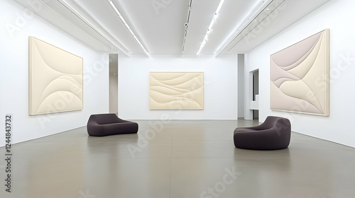 Abstract Relief Art Display...