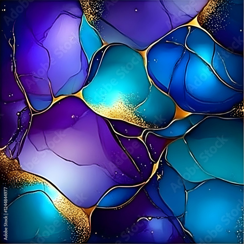 Abstract Background with Bl...
