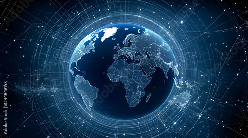 Digital Earth Globe Shows I...