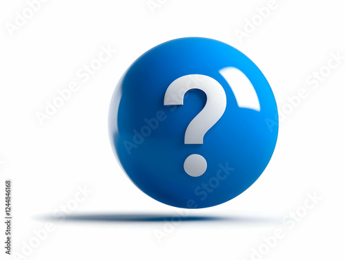 3D Blue Sphere Displays a W...
