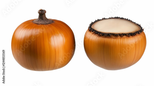 Two Hazelnuts One Whole and...