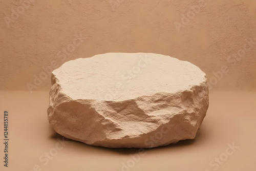 Beige Rock Platform Display...