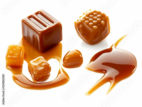 Caramel Candies and Sauce S...