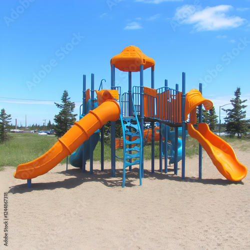 Colorful Playground Structu...
