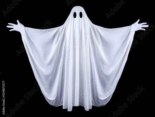 White Ghost Costume with Ou...