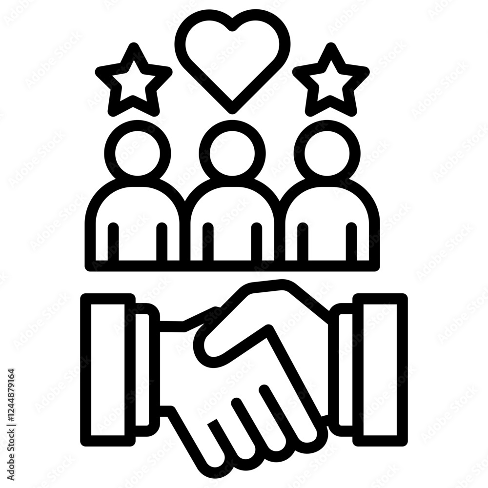 Fototapeta premium Loyalty Icon