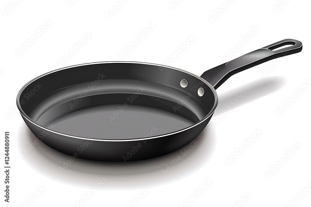New frying pan isolated on white background New frying pan isolated on white background