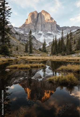 trunk travel reflection landscape nine peak photo