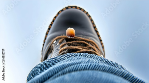 Low-Angle Photo of a Boot w...