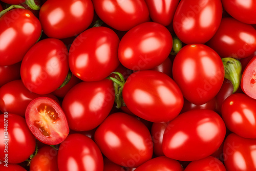 Close-Up of Fresh Red Grape...
