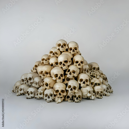 A Pile of Skulls Forms a La...