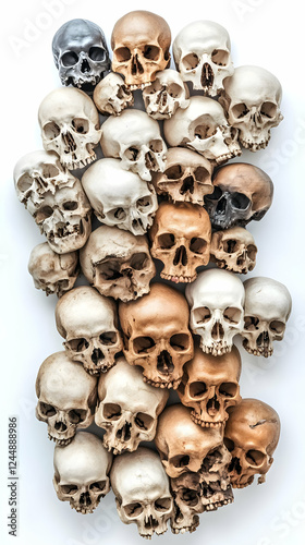 A Collection of Skulls Arra...
