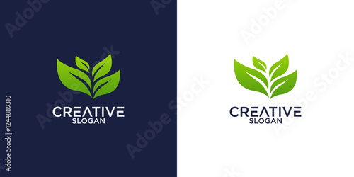 Green leaf ecology nature element vector icon, Leaf Icon, green leaf ecology nature element vector
