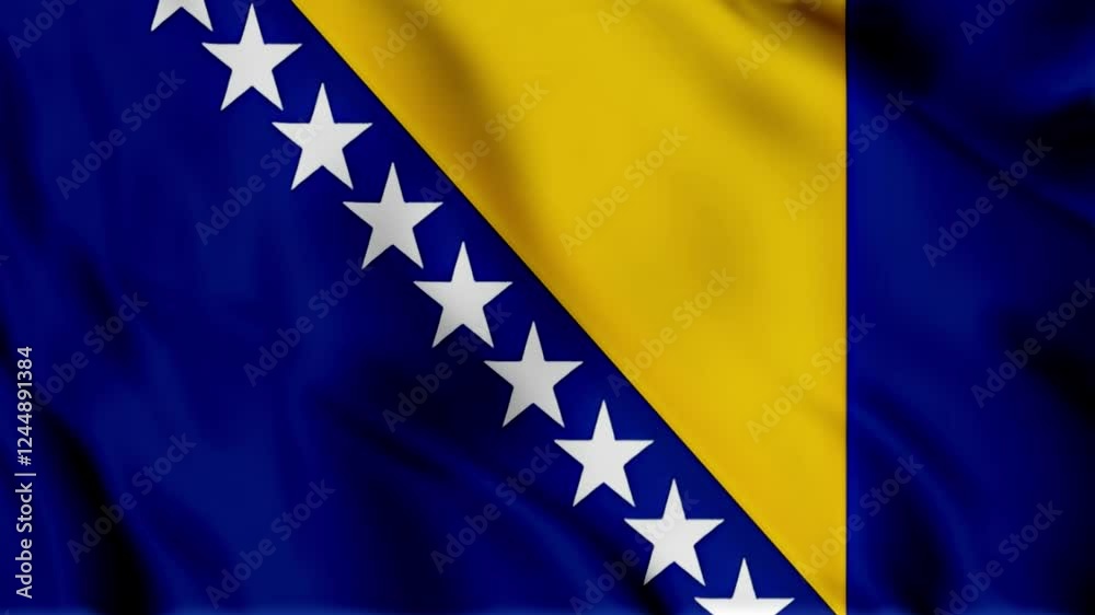 flag of bosnia and herzegovina