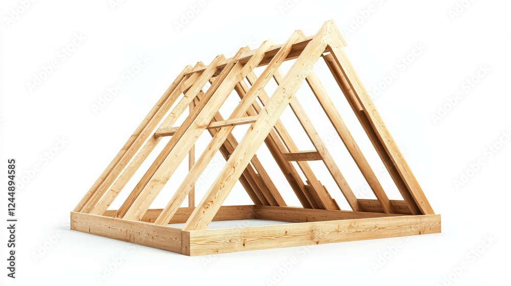 A US carpenter constructing a sturdy wooden frame, isolated on white, A US carpenter constructing a sturdy wooden frame, isolated on white,