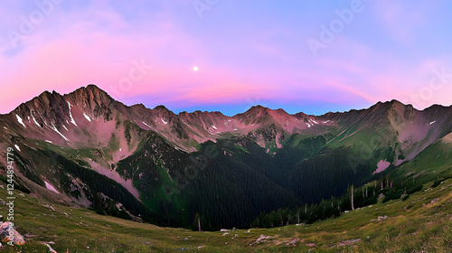 Majestic Mountains Rise Und...