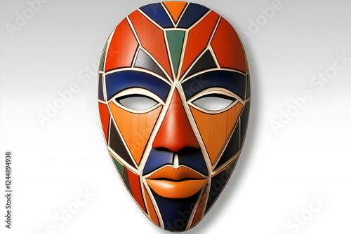 Colorful Geometric Mask Dis...