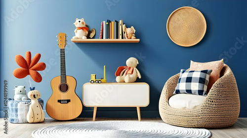 Cozy Playroom Interior Feat...