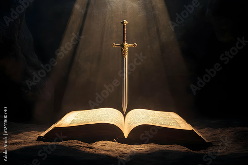 A Mystical Sword Hovers Abo...