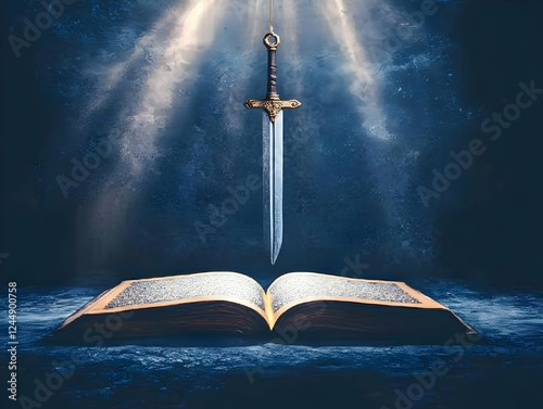 A Sword Hangs Above an Open...
