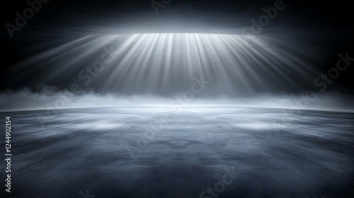 Dark Room with Light Rays I...