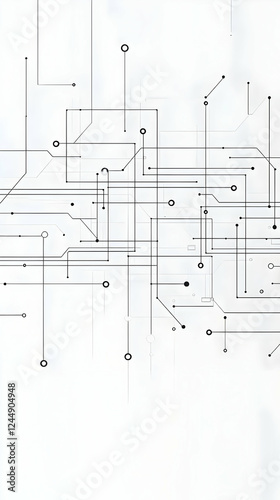 Abstract Circuit Board Illu...