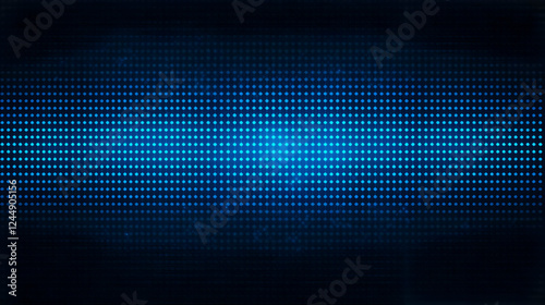 Abstract Blue Dotted Backgr...