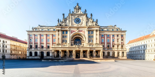 Grand Building Stands Majes...