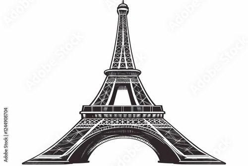 Iconic Tower Illustration: ...