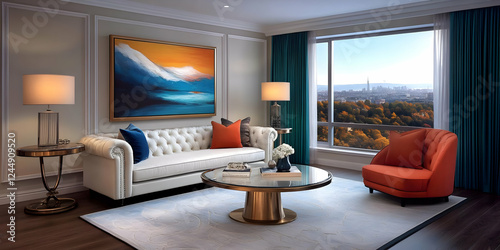 Elegant Living Room Interio...