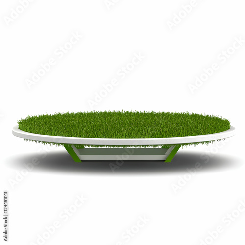 3D Render of Circular Platf...