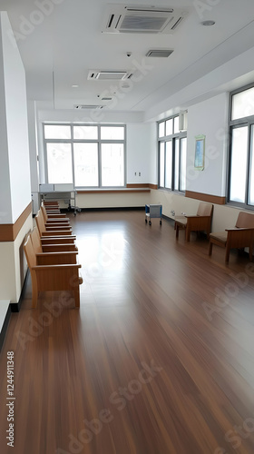 Empty Waiting Room Shows Wo...
