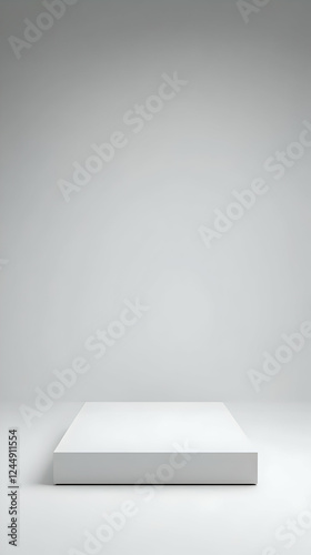 White Square Platform Stand...