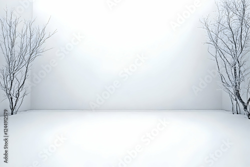 Minimalist Winter Scene fea...