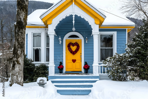 Charming Blue House with Ye...