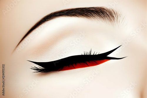 Close-up of an Eye with Dra...