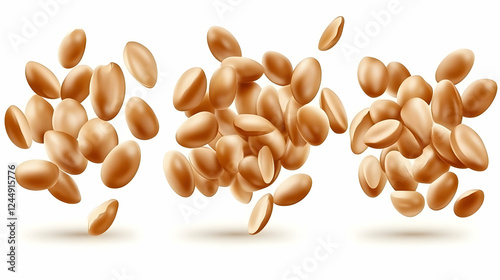 Realistic Falling Peanuts w...