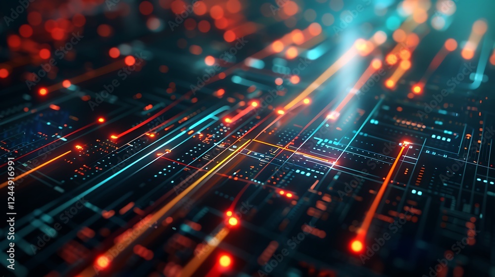 Abstract technology background with binary code Abstract technology background with binary code