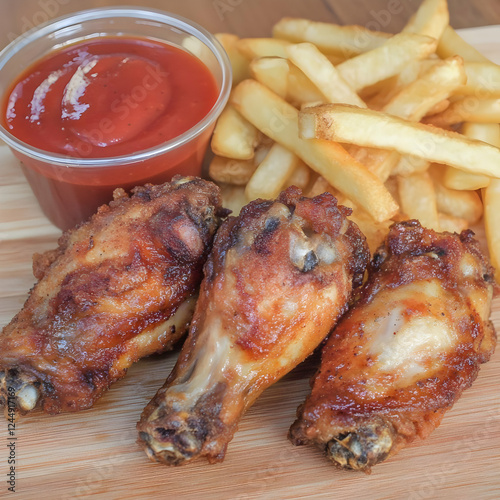 Three Delicious Crispy Frie...