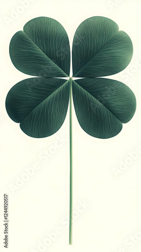 Four-Leaf Clover Illustrati...