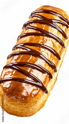 Glazed Pastry Drizzled with...