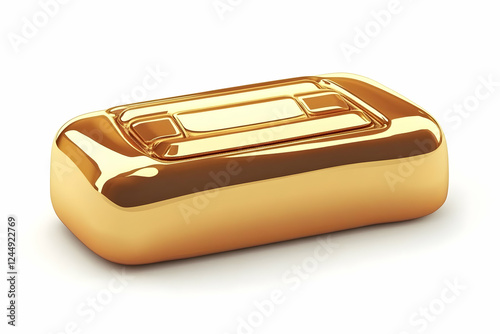 Shiny Gold Bar Resembles a ...
