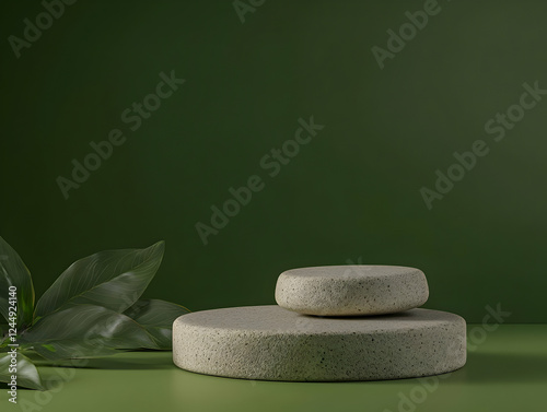 3D Render of Stone Podiums ...
