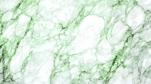 Green and White Marble Text...