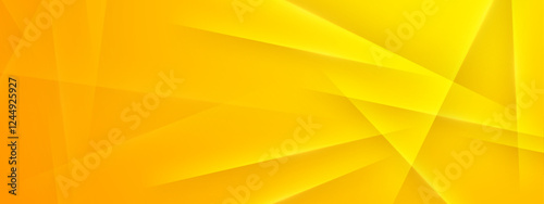 Bright yellow gradient geometric background for creative designs, corporate presentations, or modern digital advertisements