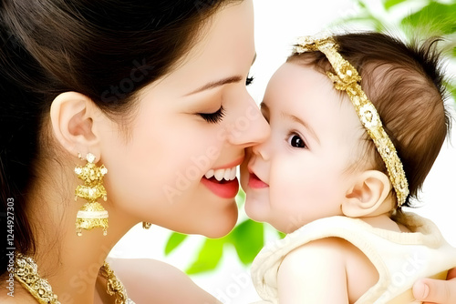Mother and Baby Share a Ten...